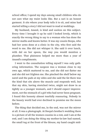 Sample page 2 from Ultrasound Sculpting — a first-person Vaser Liposuction story
