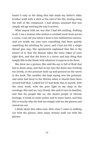 Sample page 2 from Under Pressure — a first-person Glaucoma story