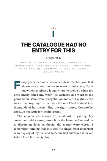 Sample page 4 from Under the Knife: How I Chose My Surgeon