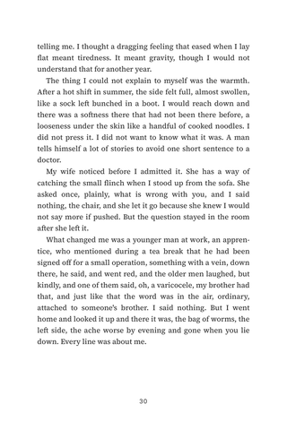 Sample page 2 from Untangled — a first-person Varicocele story