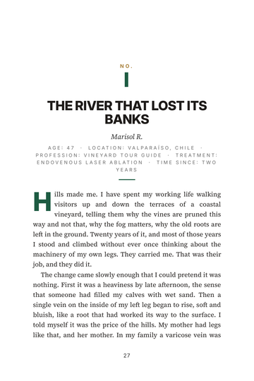 Sample page 4 from Vein to Gain: Varicose Vein Treatment Stories