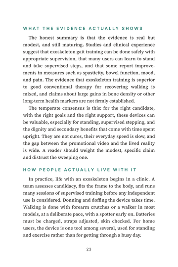 Sample page 5 from Walk Again: Exoskeleton Experience Stories