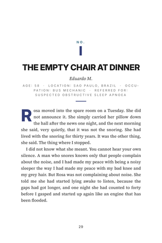 Sample page 1 from Watched While Sleeping — a first-person Sleep Study Experience story