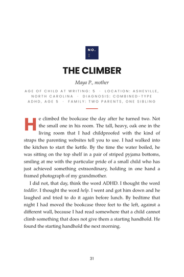 Sample page 4 from Wired Differently: Children's Attention-Deficit/Hyperactivity Disorder (ADHD) Family Stories