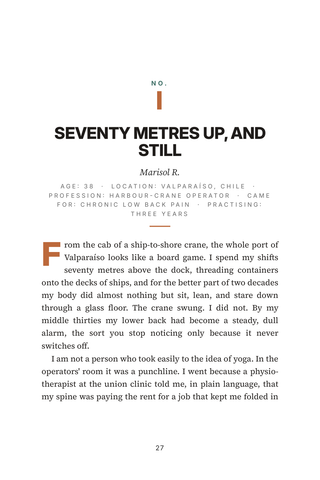 Sample page 1 from Yoga Healed Me — a first-person Yoga Healing story