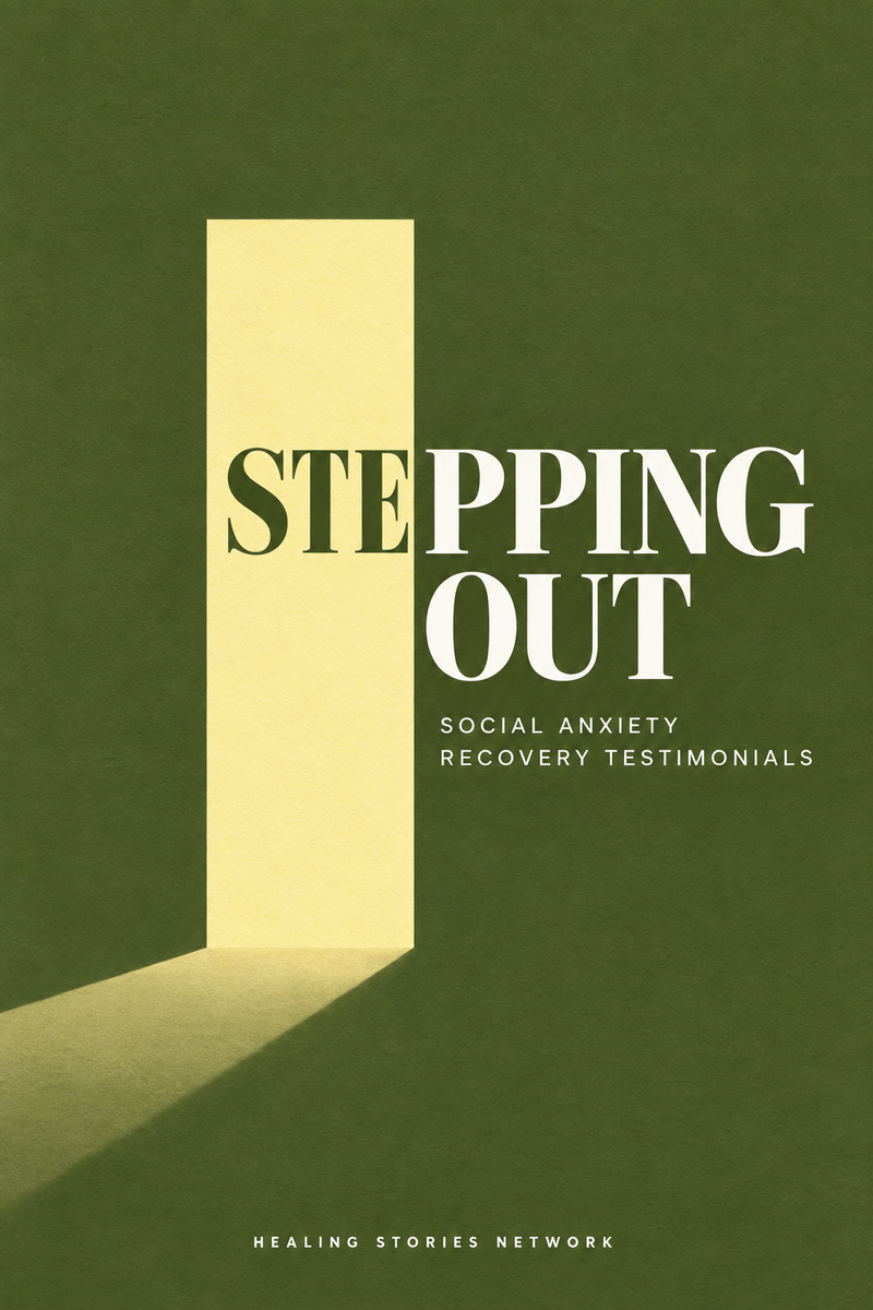 Stepping Out: Social Anxiety Recovery Testimonials — Healing Stories Network book cover