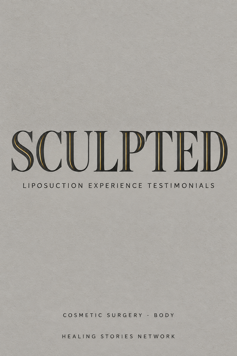 Sculpted: Liposuction Experience Testimonials — Cosmetic Surgery - Body — Healing Stories Network book cover