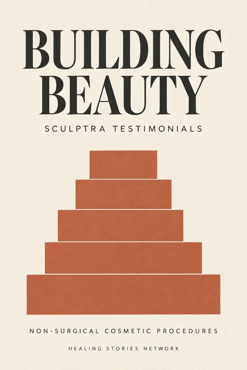 Building Beauty: Sculptra Testimonials — Non-Surgical Cosmetic Procedures — Healing Stories Network book cover