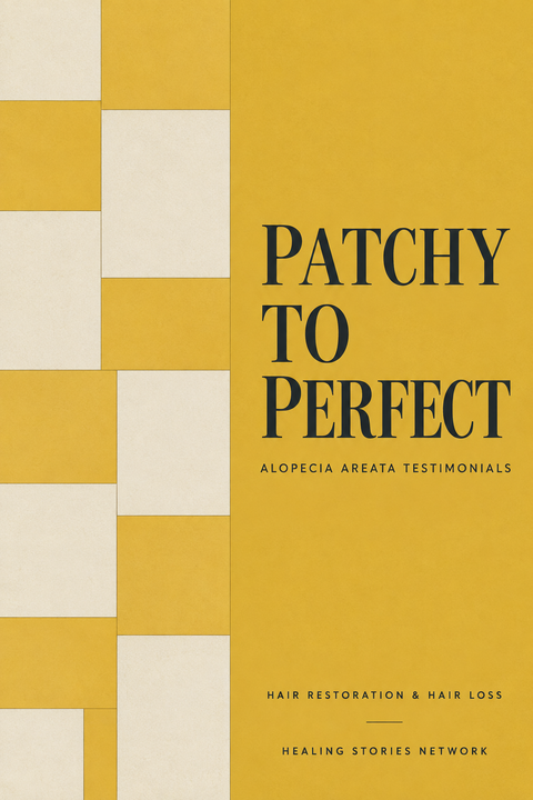 Patchy to Perfect: Alopecia Areata Testimonials — Hair Restoration & Hair Loss — Healing Stories Network book cover