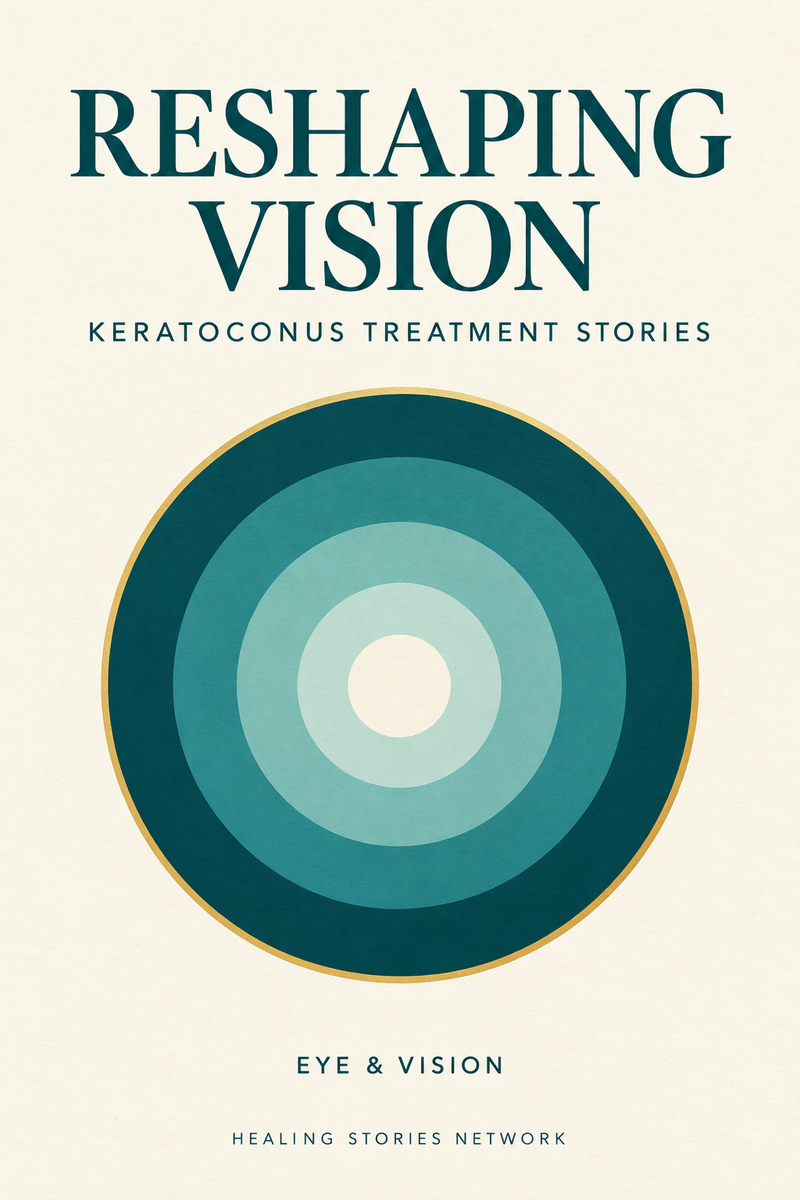 Reshaping Vision: Keratoconus Treatment Stories — Eye & Vision — Healing Stories Network book cover