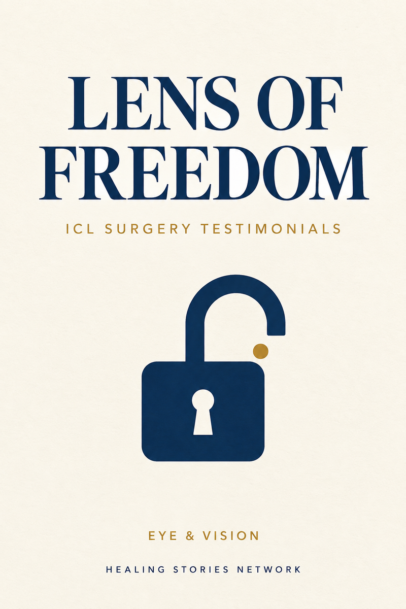 Lens of Freedom: ICL Surgery Testimonials — Eye & Vision — Healing Stories Network book cover