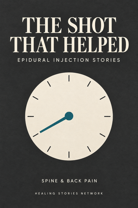 The Shot That Helped: Epidural Injection Stories — Spine & Back Pain — Healing Stories Network book cover